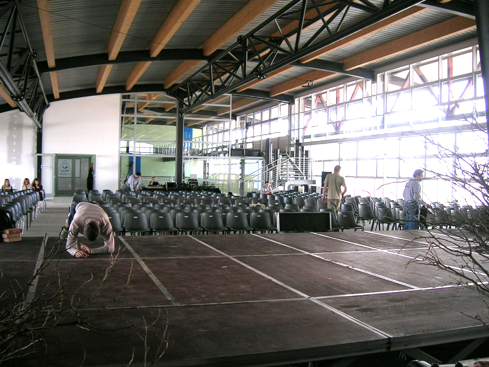 La sala vista dal palcoscenico
